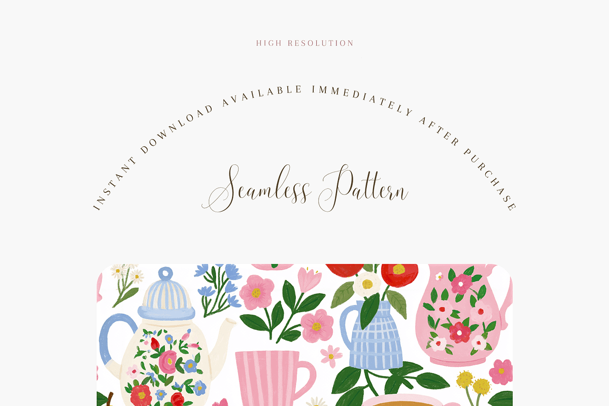 Vintage Croissants Seamless Pattern, a Pattern Graphic by Pati Charm Studio (Photo 2 of 6)