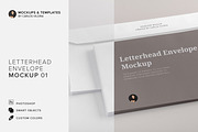 Letterhead Envelope Mockup 01, a Product Mockup by Mockups by Carlos Viloria (Thumbnail 1 of 4)