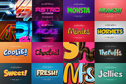 50 Text Effects Bundle, a Brushes & More by Graphicdome (Thumbnail 4 of 5)