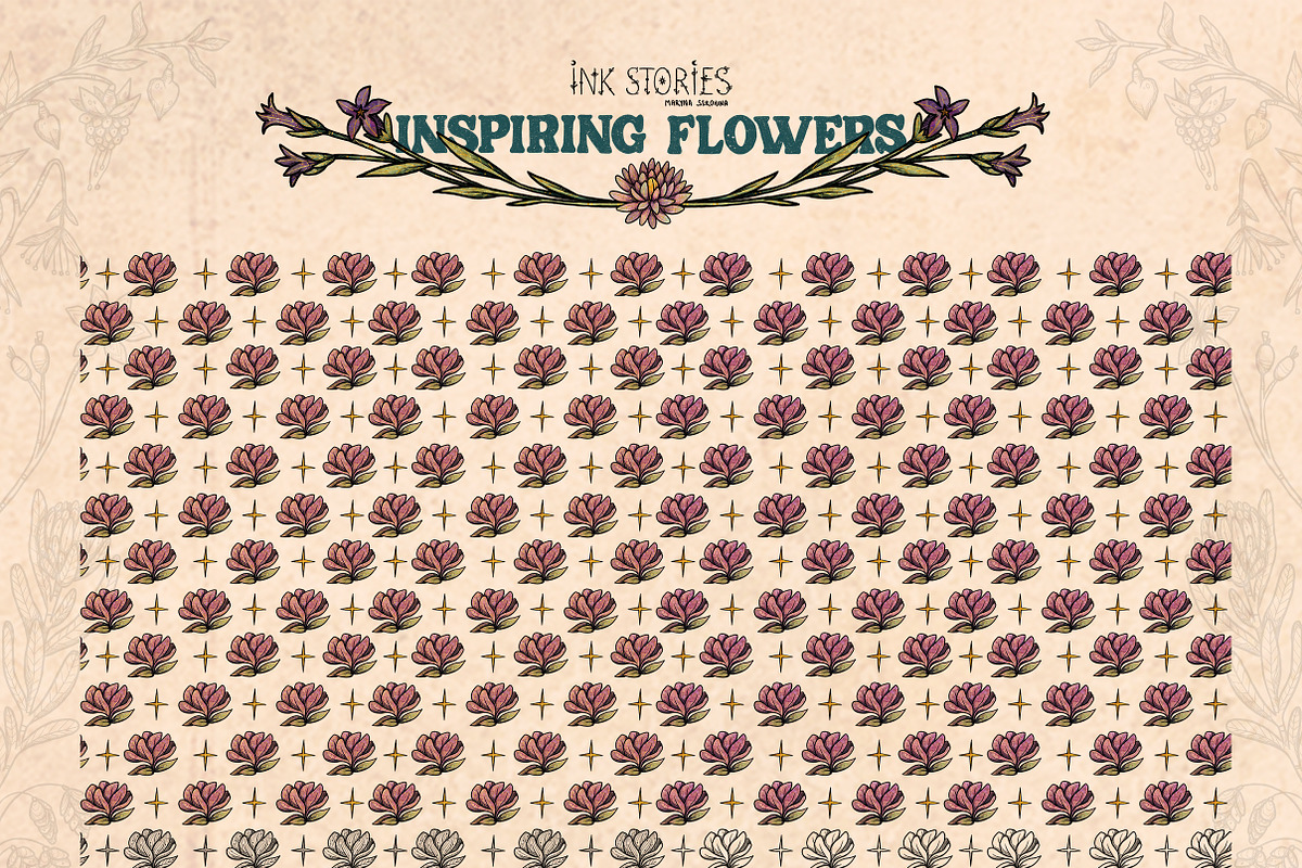 Inspiring Flowers, a Decorative Illustration by Ink Stories (Photo 17 of 21)