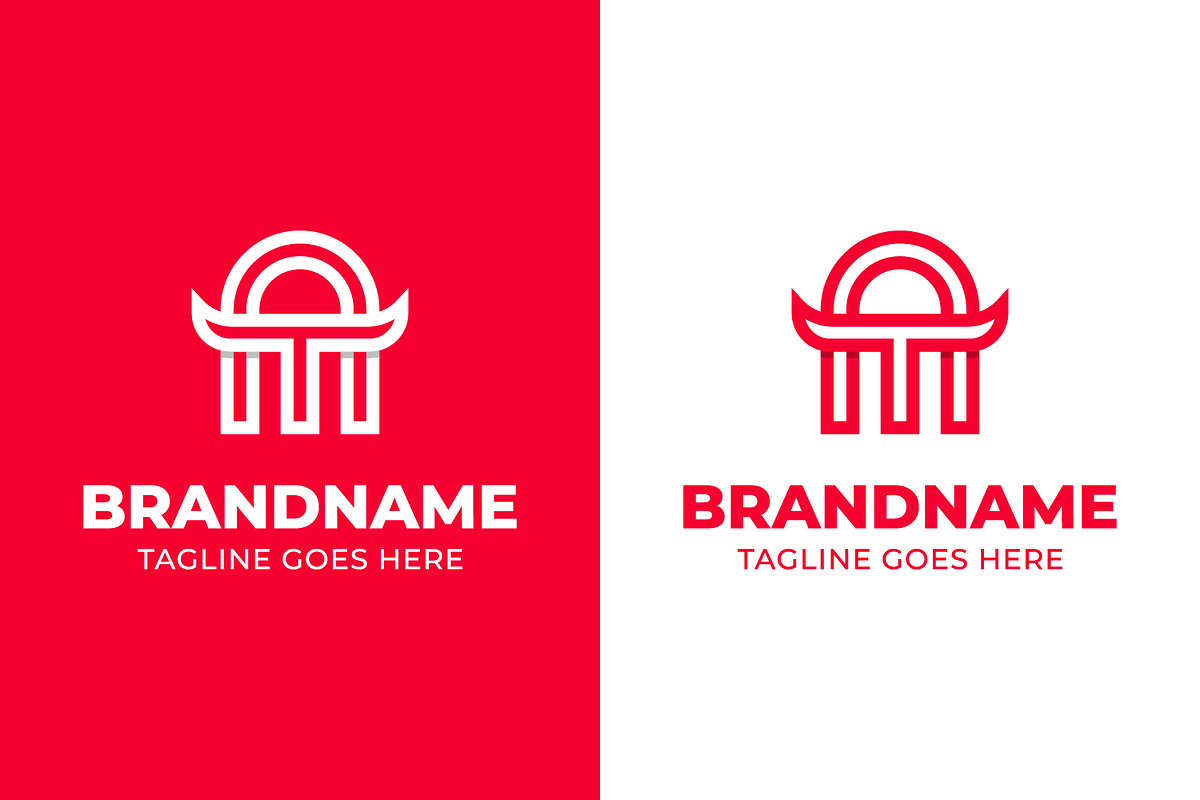 Letters AT or TA Bull Logo, a Branding & Logo Template by Pray Art Design Studio (Photo 2 of 2)