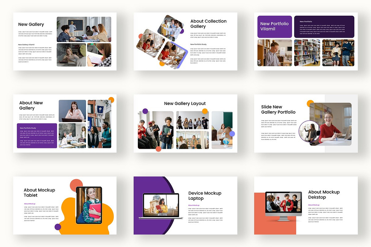Modern Education Google Slide, a Presentation Template by kreatifreya (Photo 4 of 5)