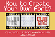 Commercial Font Creation Workflow, an App Template by VozzyStock (Thumbnail 1 of 6)