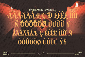 Dracers Halloween Font