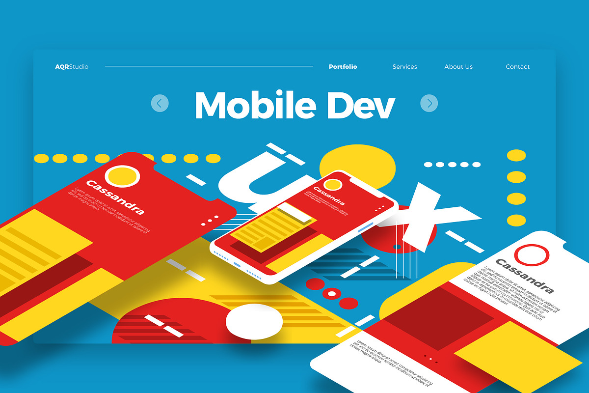 Developement - Banner & Landing page, a Templates & Theme by AQR Studio