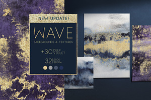 "WAVE" •Updated• Blue Backgrounds