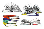 BOOKS set, an Object Graphic by Tanya Akhmett (Thumbnail 3 of 4)