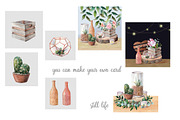 Watercolor rustic set., a Decorative Illustration by yulia.sukhanova (Thumbnail 3 of 6)