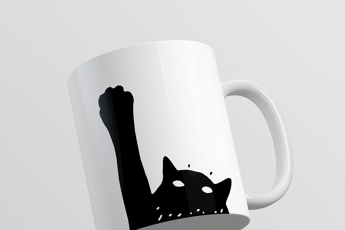 Cat svg, Funny Cats Vector Cut Files, an Animal Illustration by Watercolor_Vector Graphic (Photo 7 of 25)
