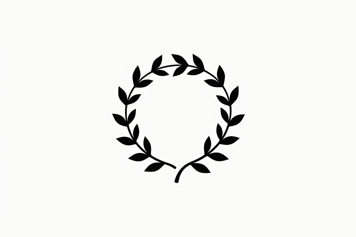 Laurel Wreath Silhouette Set, an Illustration by jahid234 (Photo 4 of 9)