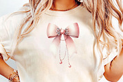 Coquette New Year Bow Png, an Illustration by DreamCafeArt (Thumbnail 4 of 6)