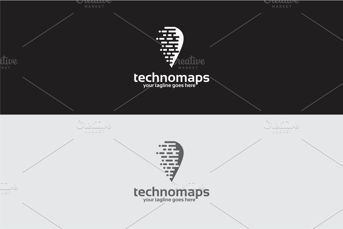TecnoMaps - Logo Template, a Branding & Logo Template by Alfam17 (Photo 3 of 3)