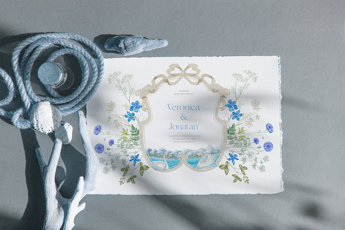 Lake Constance. Wedding Boutique, a Seasonal Illustration by Designwork (Photo 6 of 16)