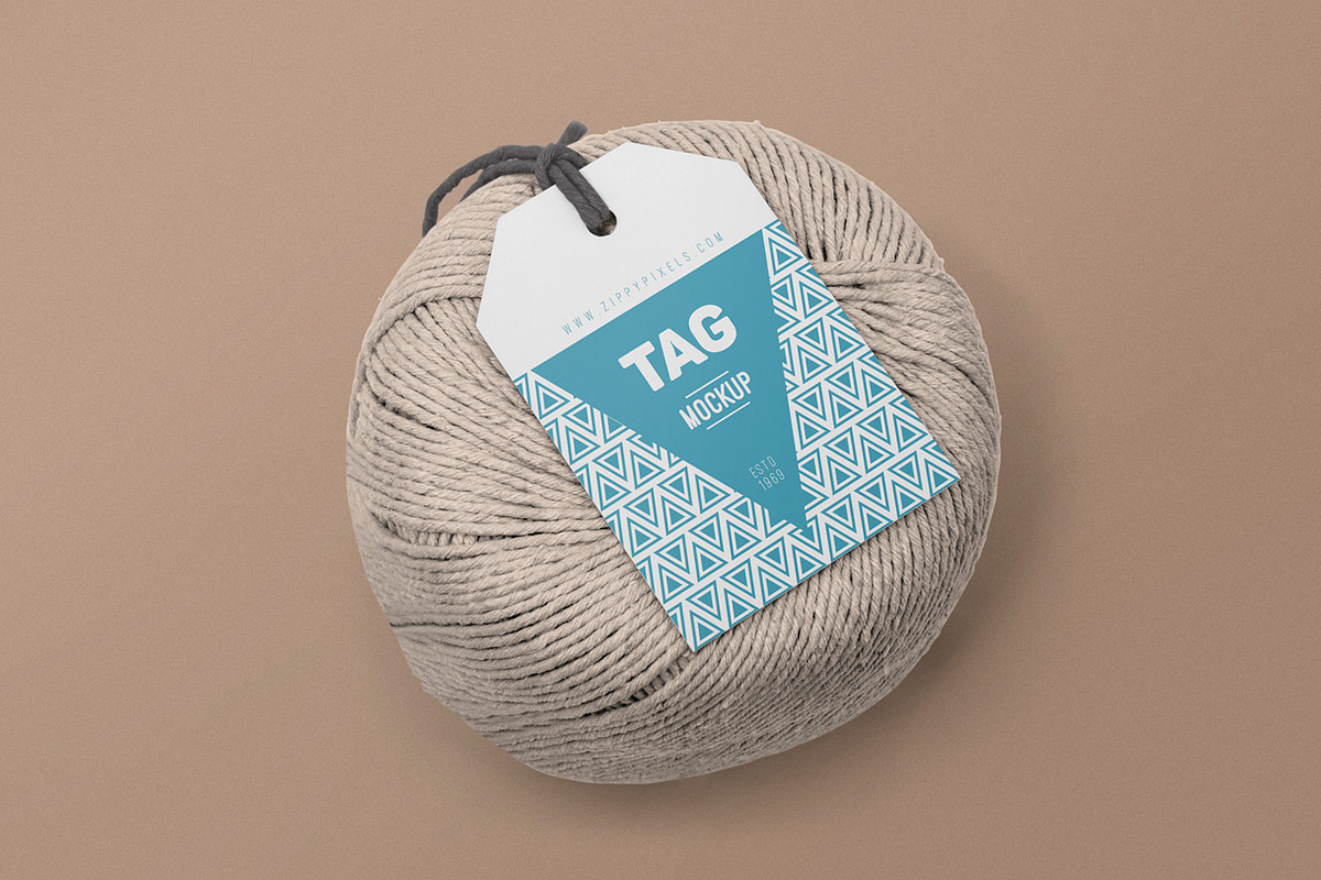 String Tag Mockups, an Apparel Mockup by ZippyPixels | Creative Market