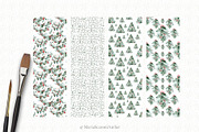 Watercolor Christmas Collection, a Decorative Illustration by MariaScaroniAtelier (Thumbnail 6 of 11)