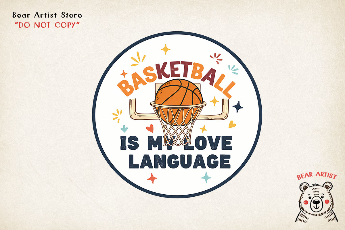 Cute Basketball Mom & Game Day, a Sport Illustration by GlitterCraft (Photo 57 of 101)
