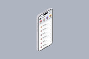 iPhone 17 Pro Vector - 24 Mockups, an iPhone Mockup by Asylab (Thumbnail 20 of 48)