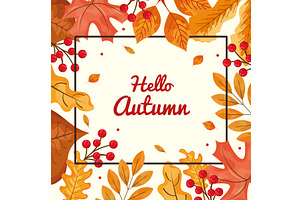 Seasonal Hello Autumn