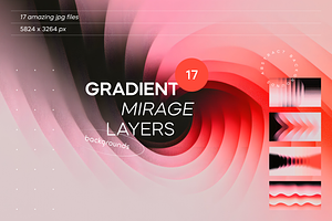 Gradient Mirage Layers, a Background Graphic by Lumeno