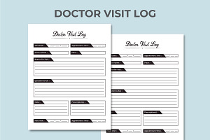 Doctor Visit KDP Interior Log Book