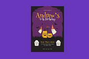 Birthday Invitation Halloween Theme, a Templates & Theme by Neermana (Thumbnail 3 of 4)