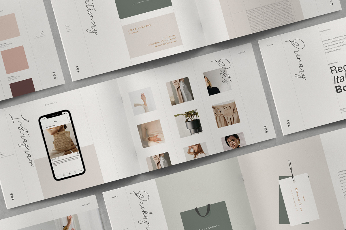 Auburn Brand Guidelines, a Brochure Template by Studio Standard (Photo 3 of 15)