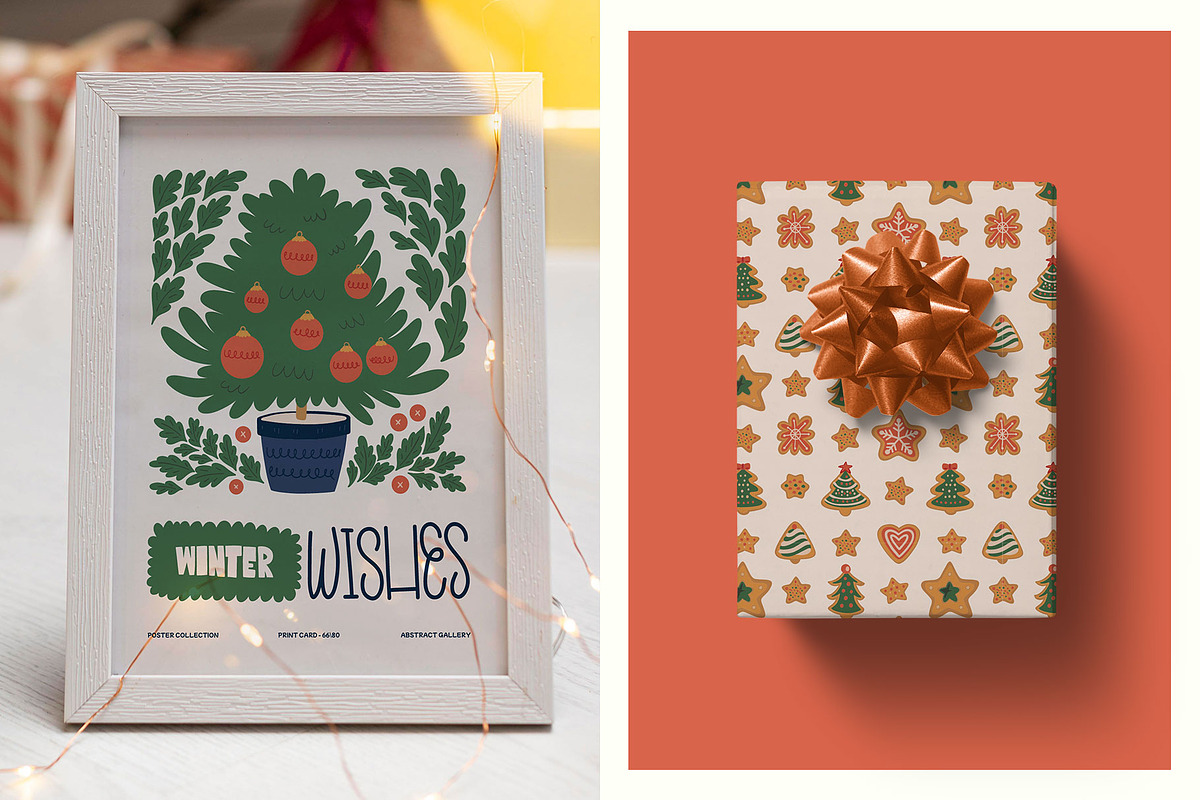 Modern Christmas.2 | WallArt Creator, an Object Graphic by Leleka.Store (Photo 6 of 20)