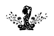 Floral Ornament Silhouette Bundle, an Illustration by BIPLOB EXPERT (Thumbnail 11 of 51)