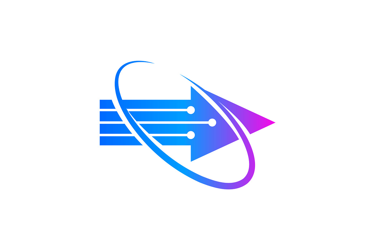 Technology Logo Arrow and Network, a Branding & Logo Template by Signatoro (Photo 3 of 3)