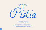 Pistia - Script Typeface, a Script Font by Nouric Design (Thumbnail 1 of 19)