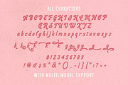Romantic Aura Retro Font Duo, a Script Font by Letterhend Studio (Thumbnail 9 of 9)