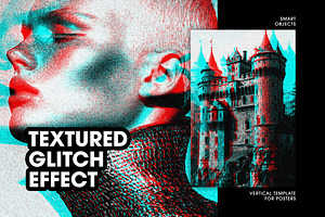 Textured Glitch Photo Effect