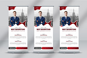 Corporate Roll-Up Banner Design, a Flyer Template by MxVect Stock (Thumbnail 2 of 2)