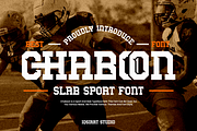 Chaboon - Slab Sport Font, a Slab Serif Font by Iqsiart Studio (Thumbnail 1 of 7)