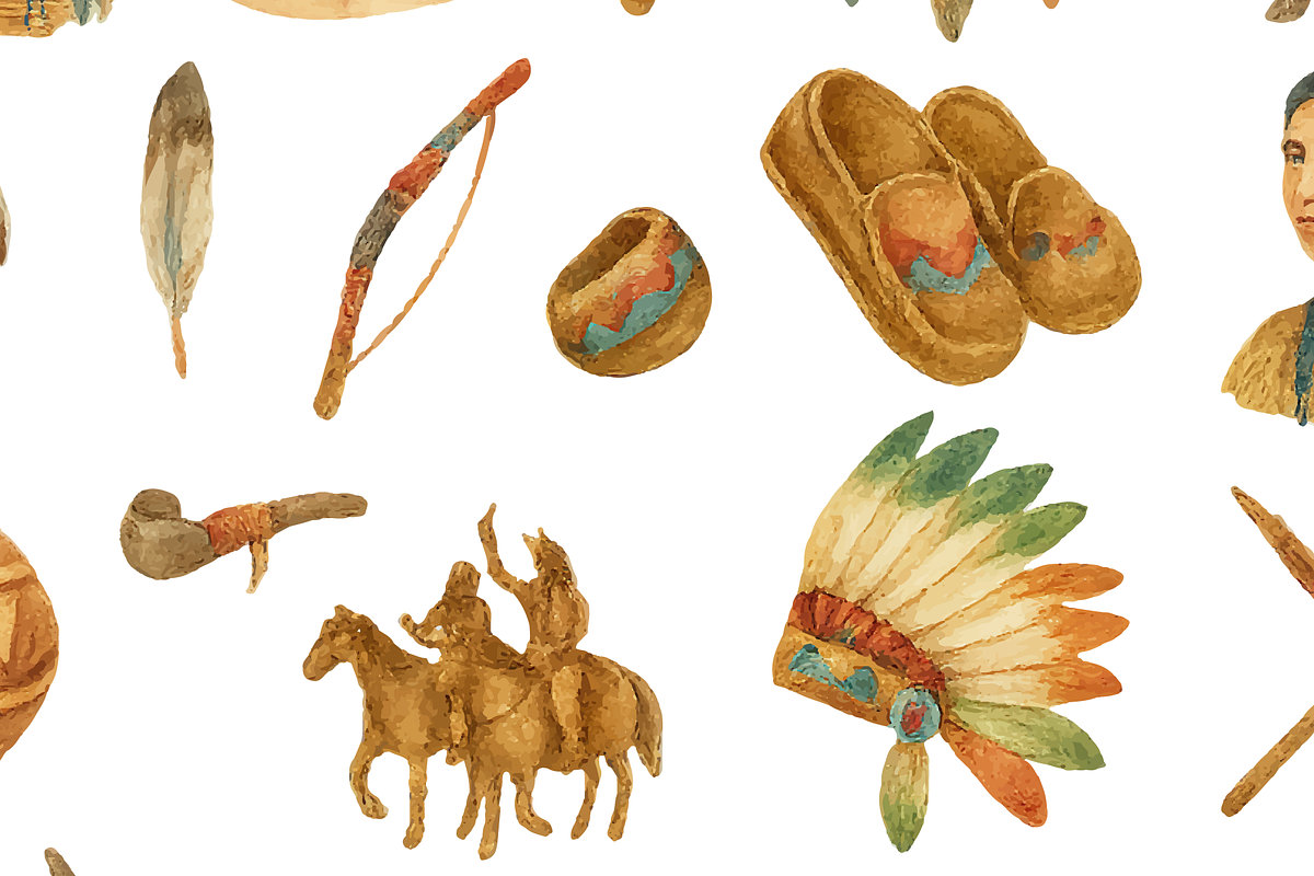 Native American Set, an Object Graphic by RT Studio