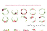 Watercolor Pack: Cerise Romance, a Texture Illustration by Design Resource Hub (Thumbnail 11 of 11)