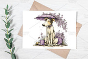 Whimsical Spring Dogs Clipart Bundle, an Illustration by Canvas Craft (Thumbnail 6 of 7)