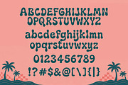 Pink Beach - Groovy Display Font, a Sans Serif Font by Gumrega Studio (Thumbnail 7 of 8)