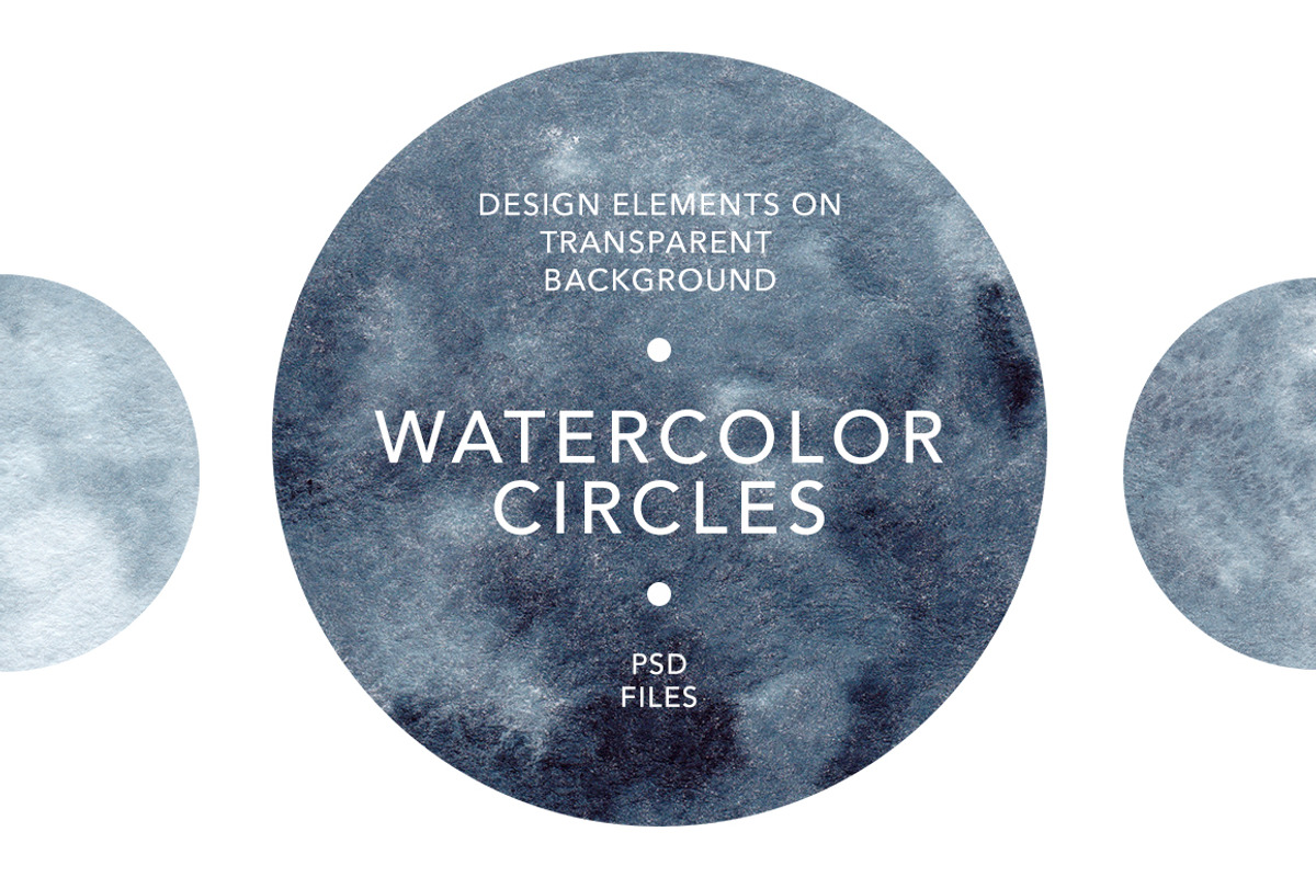 Watercolor Circles. Textures, frames, a Texture Graphic by Olga Olmix (Photo 1 of 6)