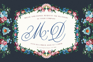 Vintage Flourish Design Elements