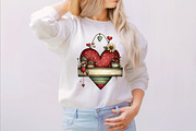 Farmhouse Love Valentine Clipart Bu, an Illustration by SVGArt (Thumbnail 5 of 8)