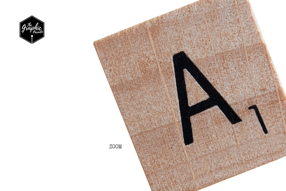 Wooden scrabble photo clipart, an Object Graphic by The Graphic Parade (Photo 3 of 6)