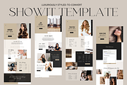 SUTTON |Luxury Beauty Salon Website, a Websites & App Template by Styled Web Shop (Thumbnail 1 of 8)