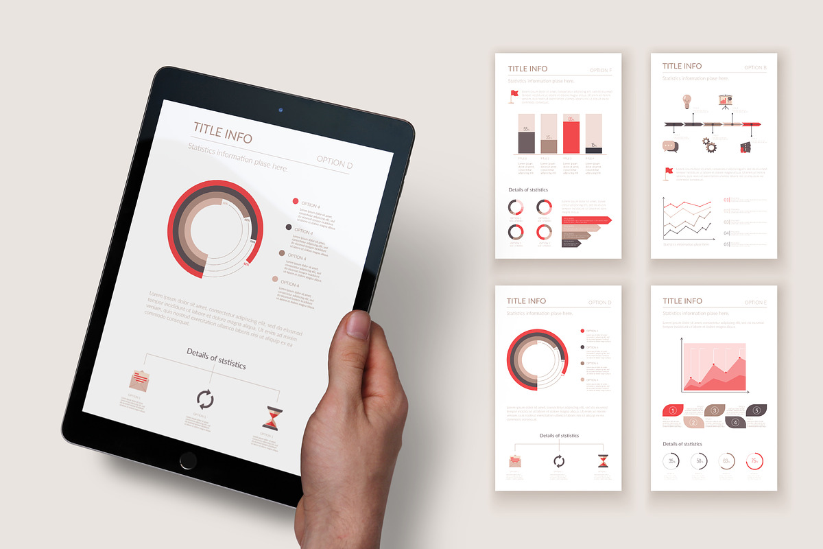 Infographic Presentation Templates, a Presentation Template by Chuhastock (Photo 6 of 13)