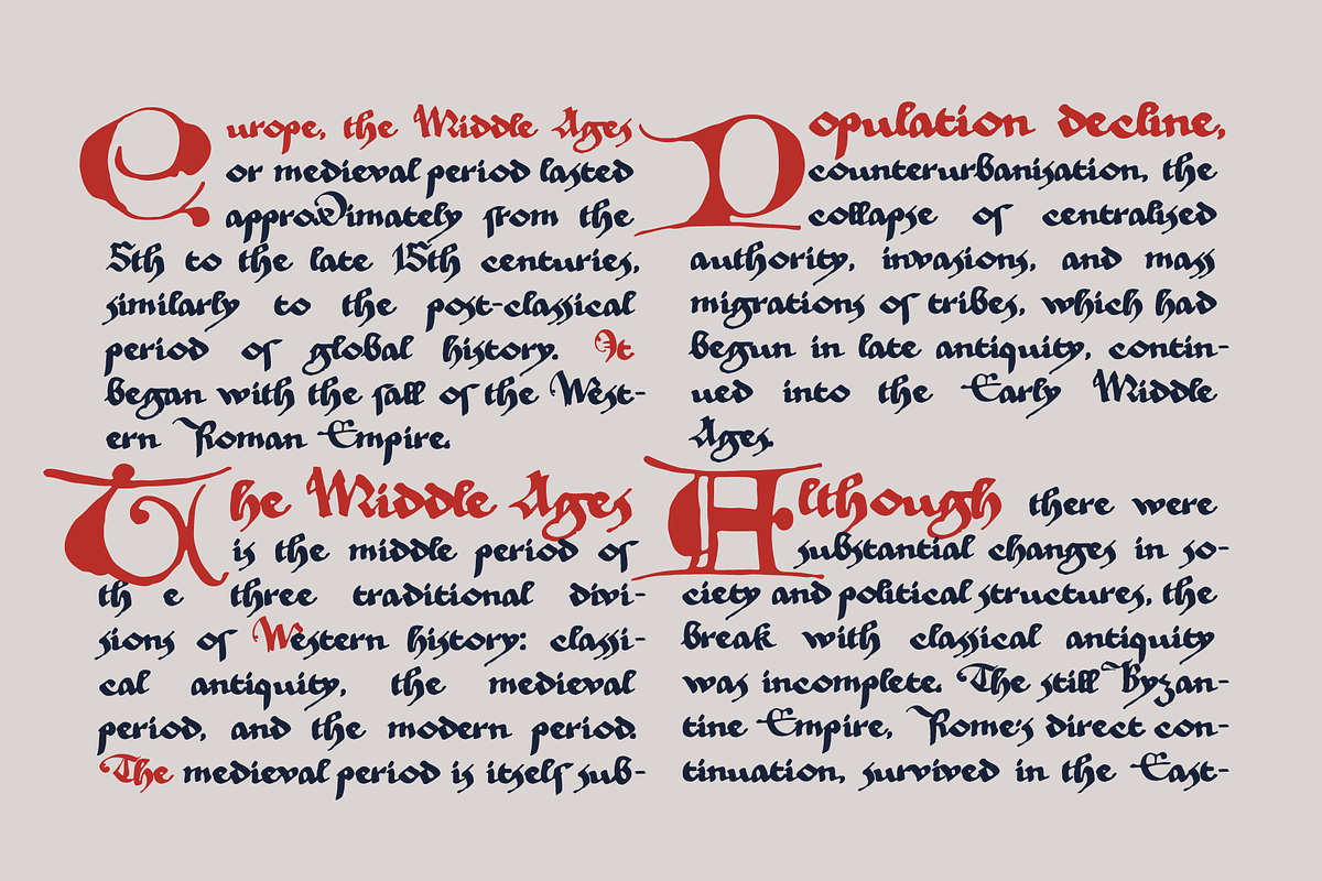 Riga Blackletter, a Blackletter Font by kaer_shop (Photo 3 of 13)