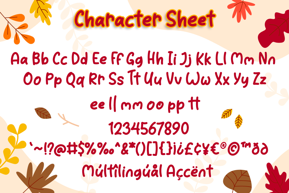 Sweet Maple, a Font by Attype (Photo 8 of 8)