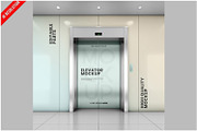 Elevator Advertising Mockup, a Product Mockup by Bruno's Shop (Thumbnail 1 of 3)