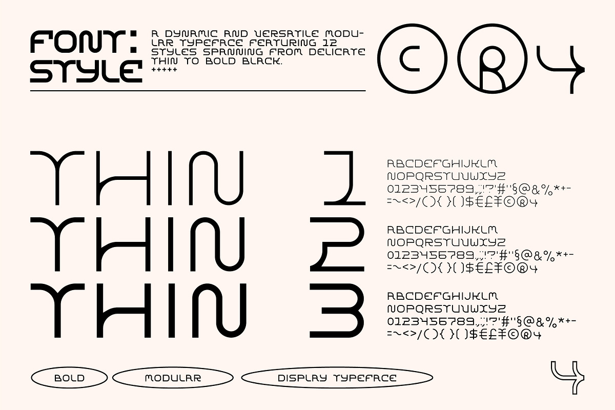 Kesmod Font - 12 styles, a Sans Serif Font by softulka (Photo 3 of 7)