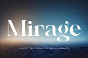 Mirage - Premium High Contrast Font, a Sans Serif Font by OWPictures (Thumbnail 1 of 9)