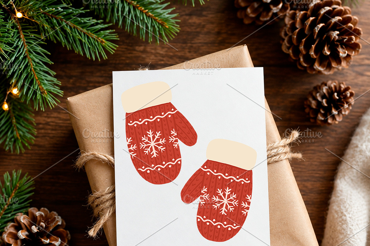 Hand Painted Christmas Clipart PNG, a Seasonal Illustration by PatternPalette (Photo 10 of 13)